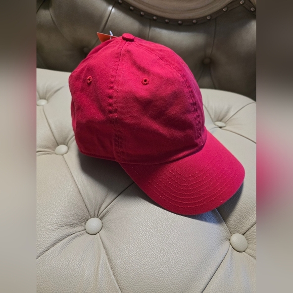 4 Ur' Zize Garment Chino Twill Red Baseball Cap Cotton Fitted Size XL - Picture 6 of 6